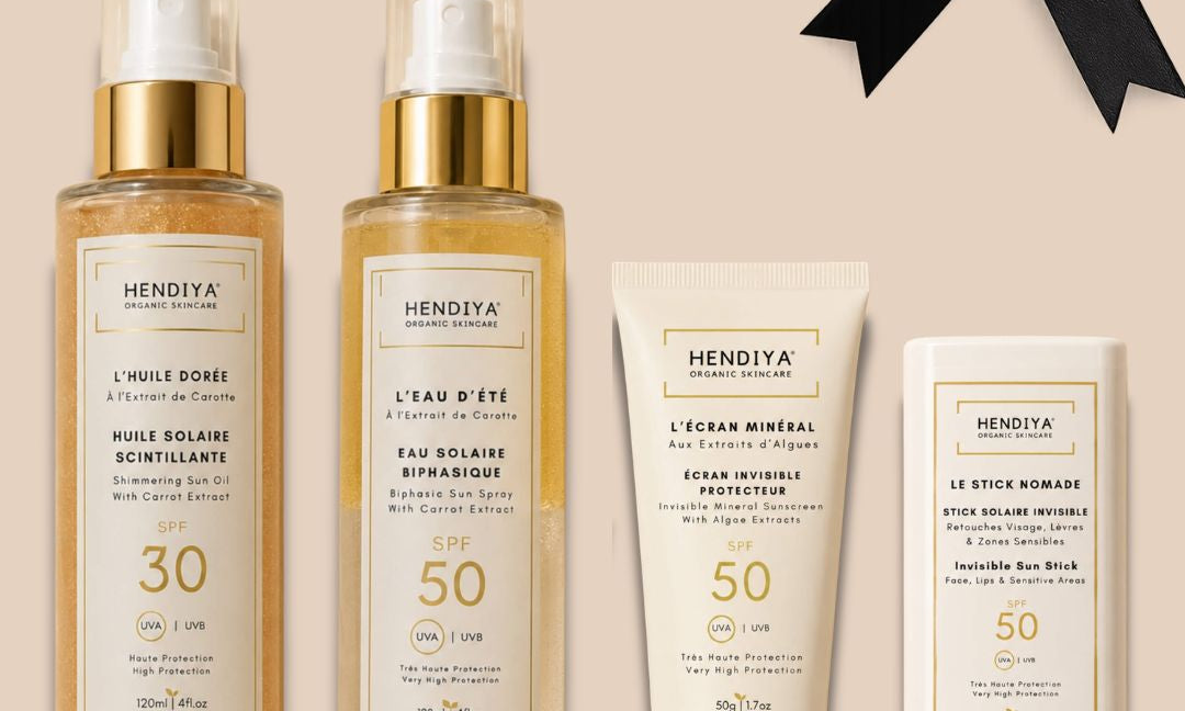 Coffret d'Été - Rituel solaire bio Hendiya, protection et éclat du bronzage