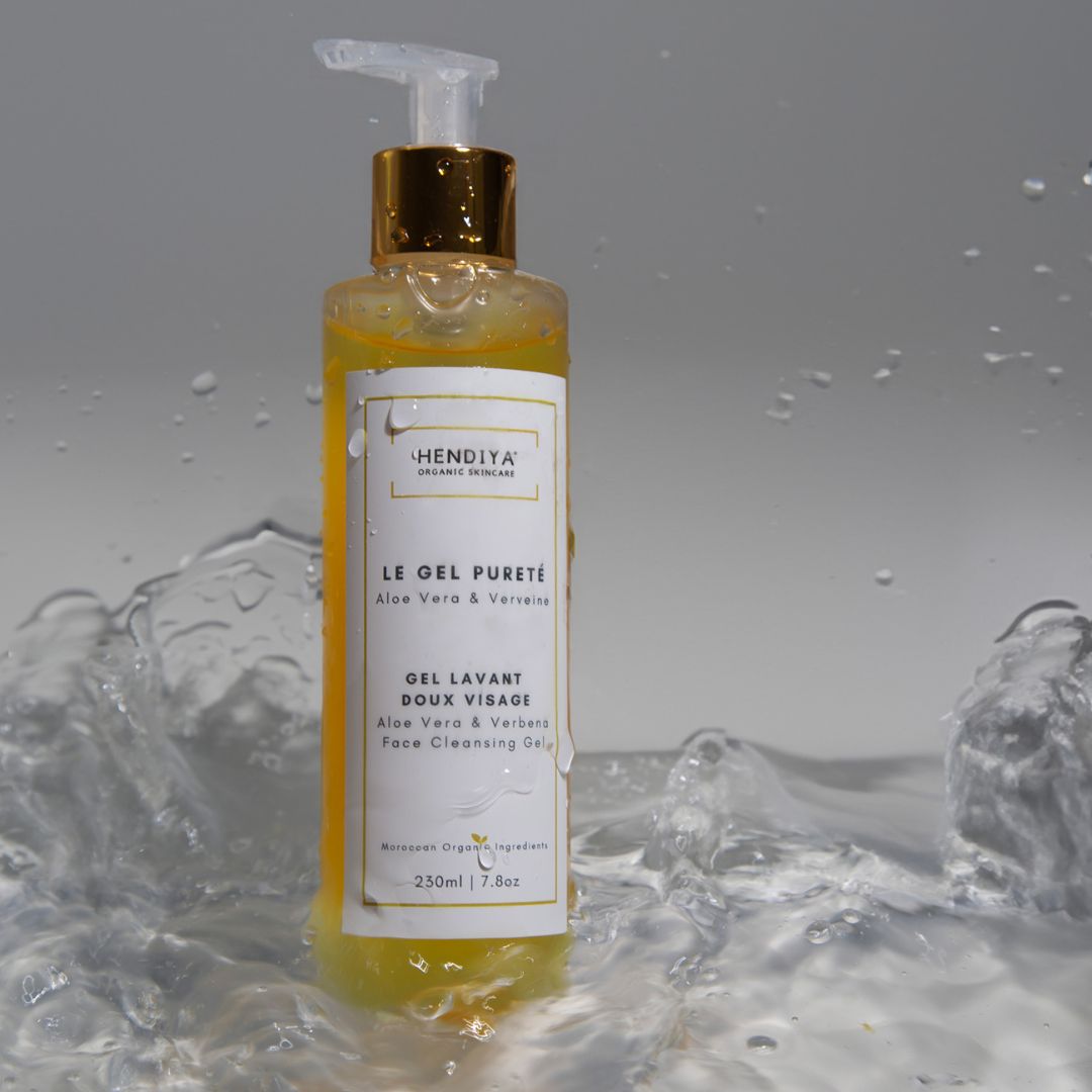 Le Gel Pureté, Hendiya® organic facial cleansing gel with aloe vera