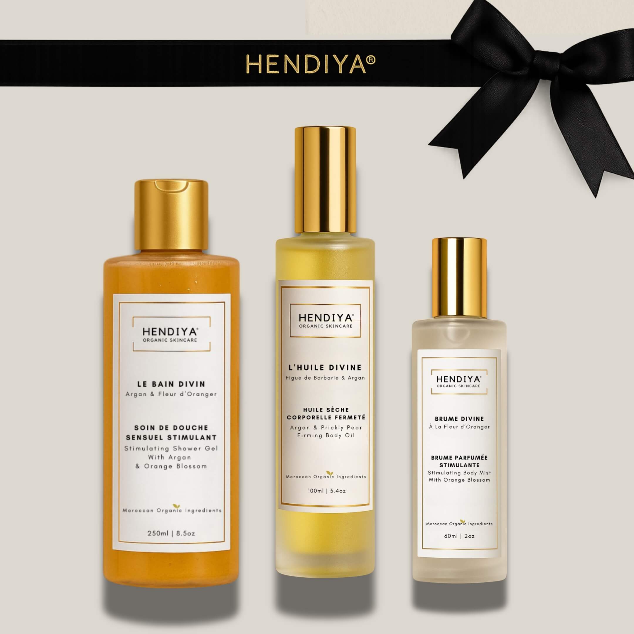 Coffret Fusion Divine - Rituel Corporel Figue de Barbarie, Argan & Fleur d'Oranger