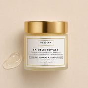 Jar of La Gelée Royale, Hendiya® organic hydrating plumping night mask with vegetal collagen and hyaluronic acid