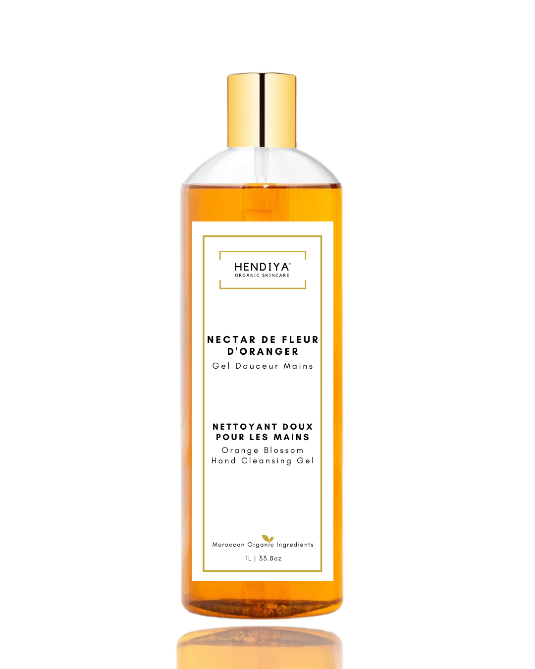 REFILL 1L Nectar de Fleur d'Oranger - Orange Blossom Gentle Hand Cleansing Gel