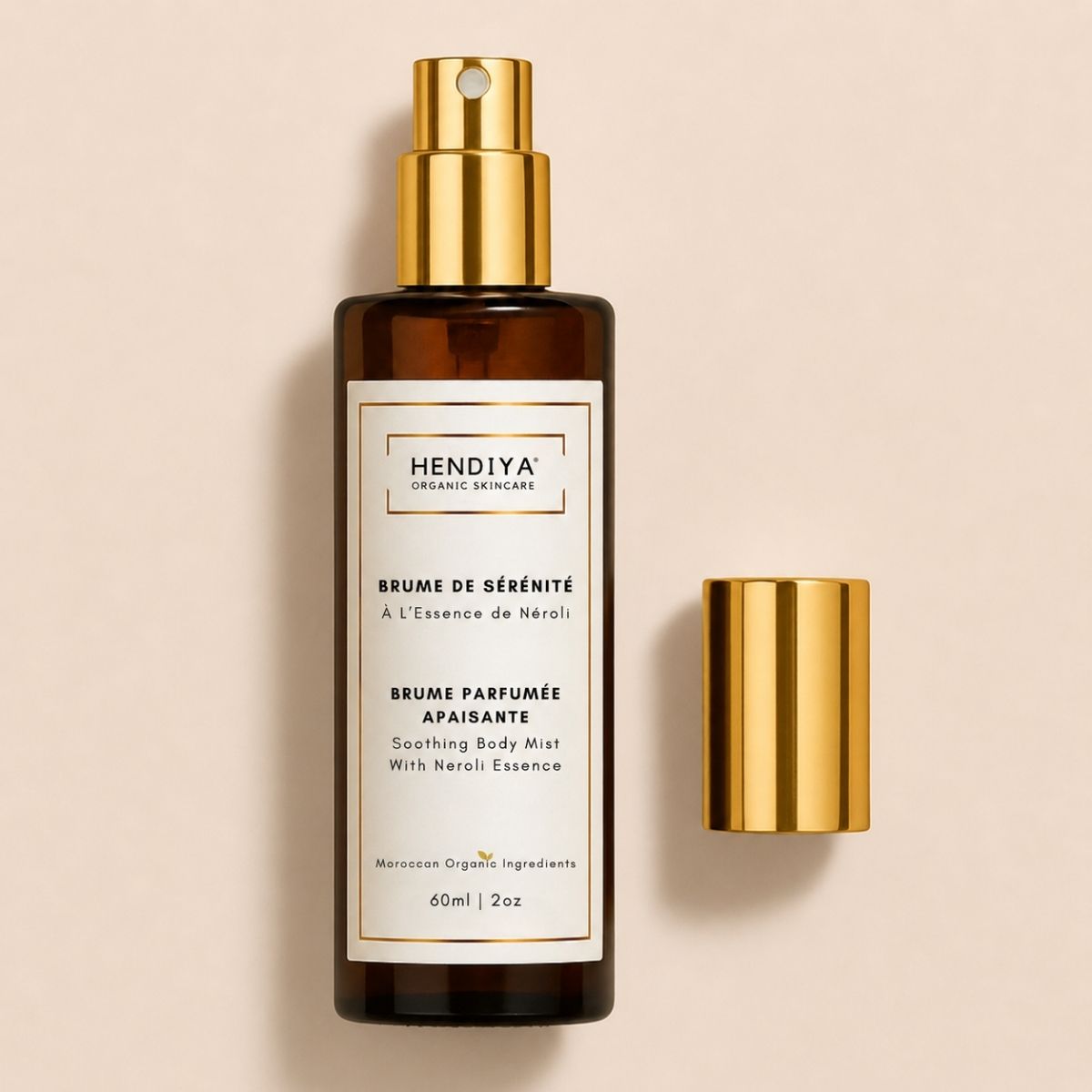 Brume de Sérénité Hendiya®, brume corporelle bio au néroli