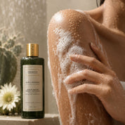 Texture moussante du Bain d'Euphorie Hendiya® à la fleur de cactus