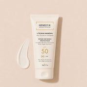 L'Écran Minéral SPF 50+ Hendiya®, écran solaire minéral bio au fini invisible